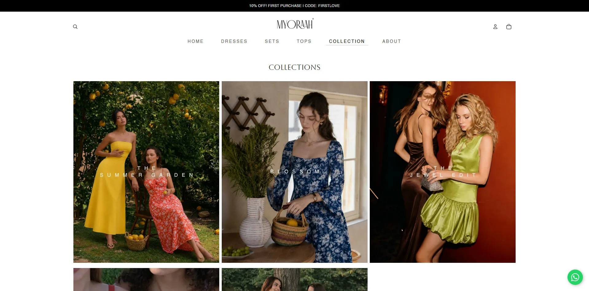 Myoraah website designed and built by Red Dot Consultancy, screen 1