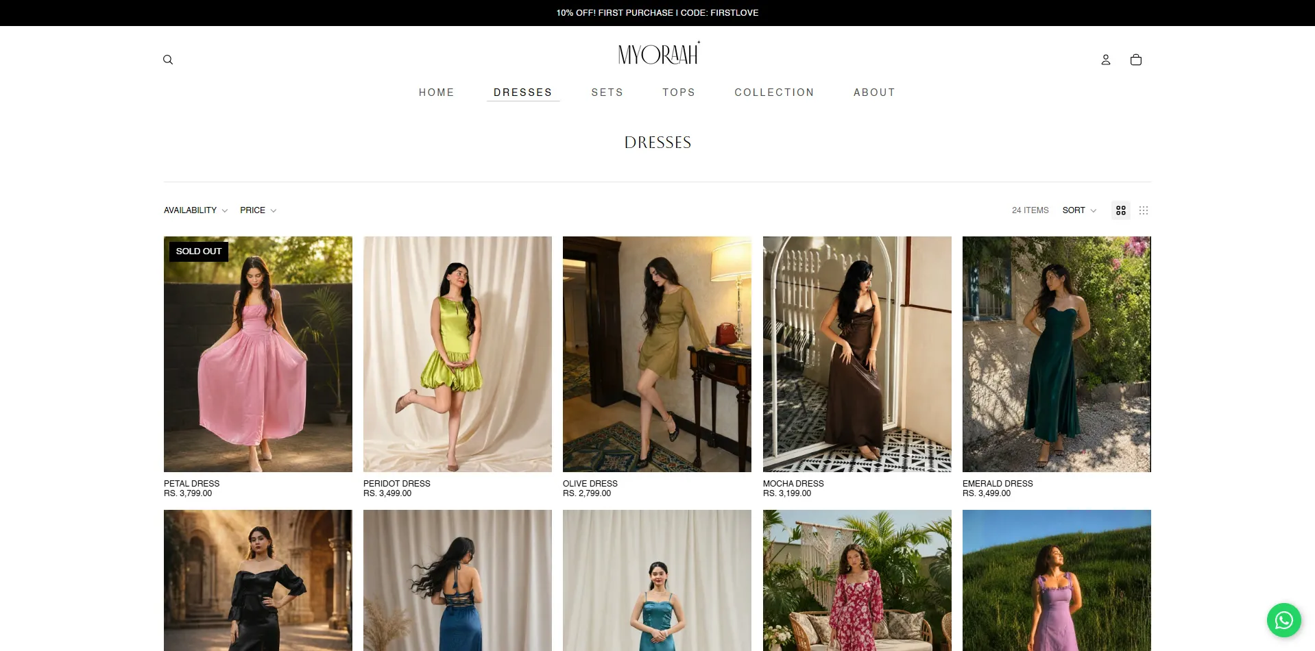 Myoraah website designed and built by Red Dot Consultancy, screen 3