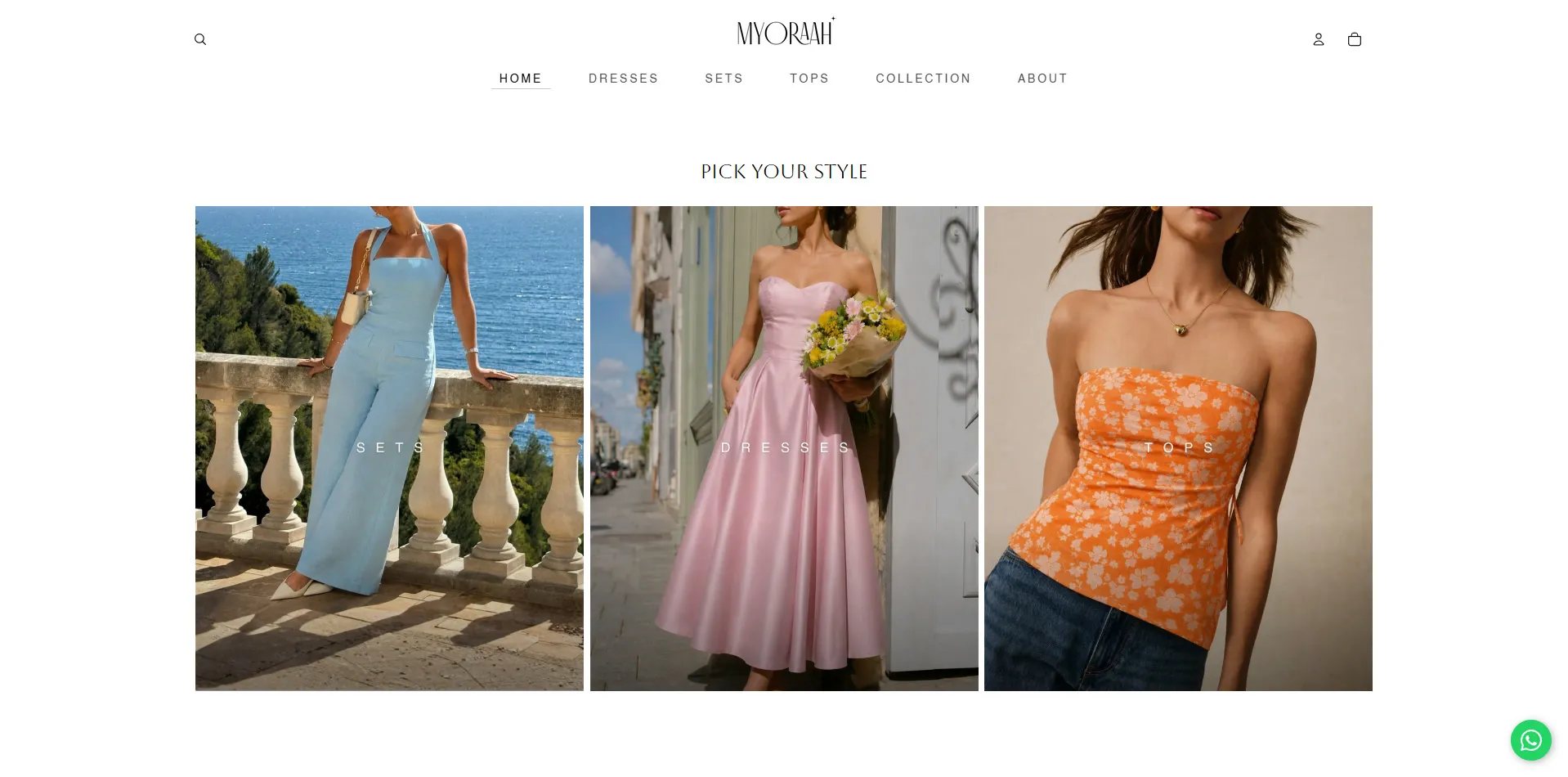 Myoraah website designed and built by Red Dot Consultancy, screen 3