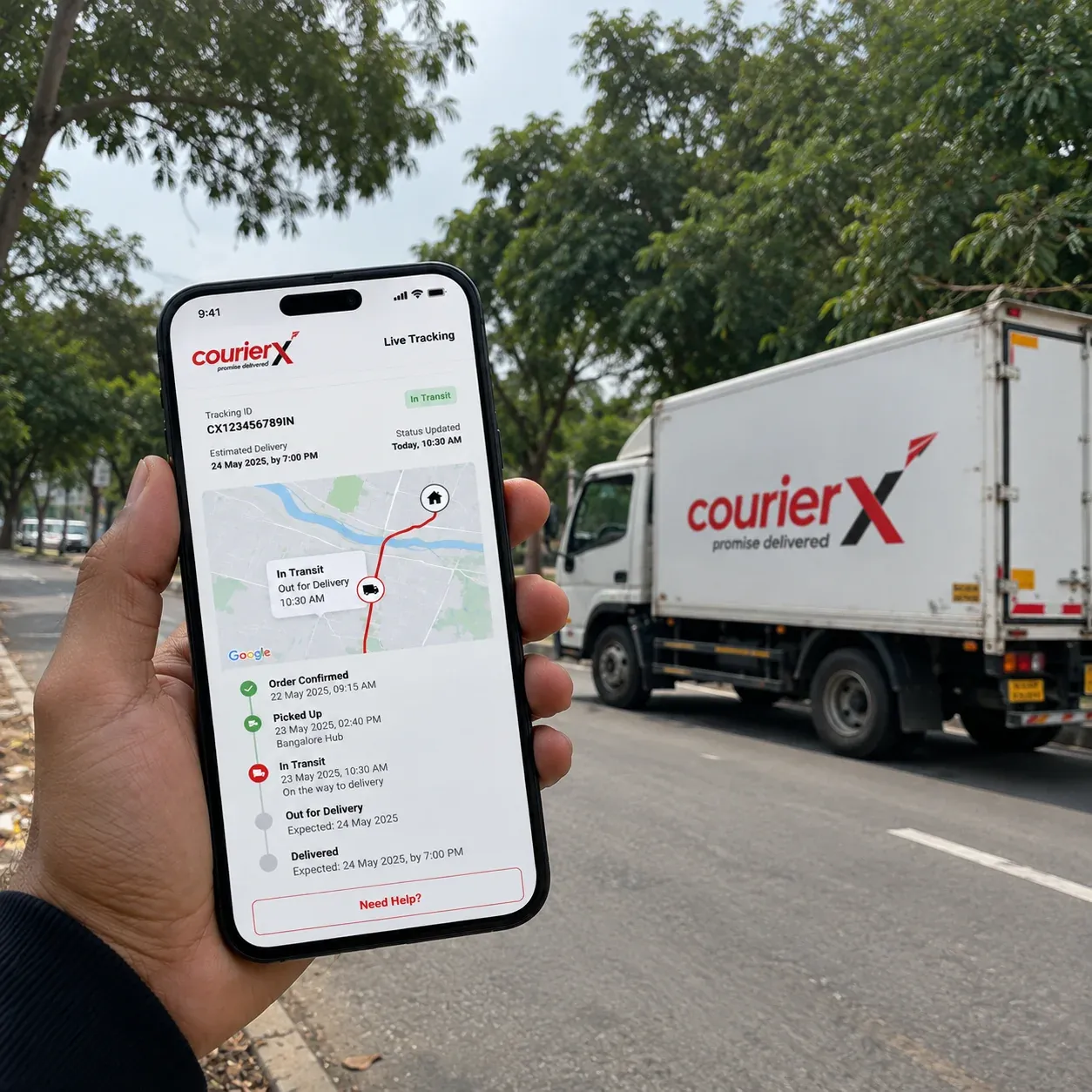Meta ads for CourierX
