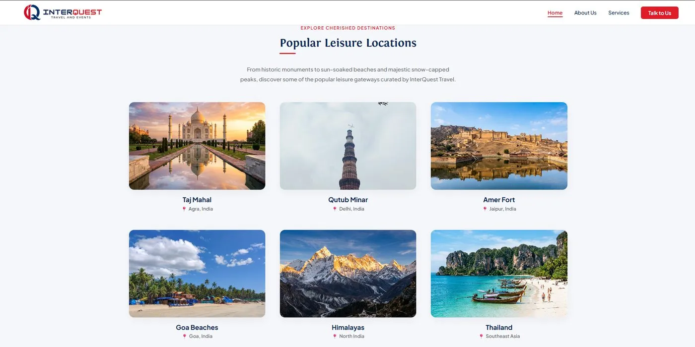 InterQuest Travel media & design work by Red Dot Consultancy, sample 4