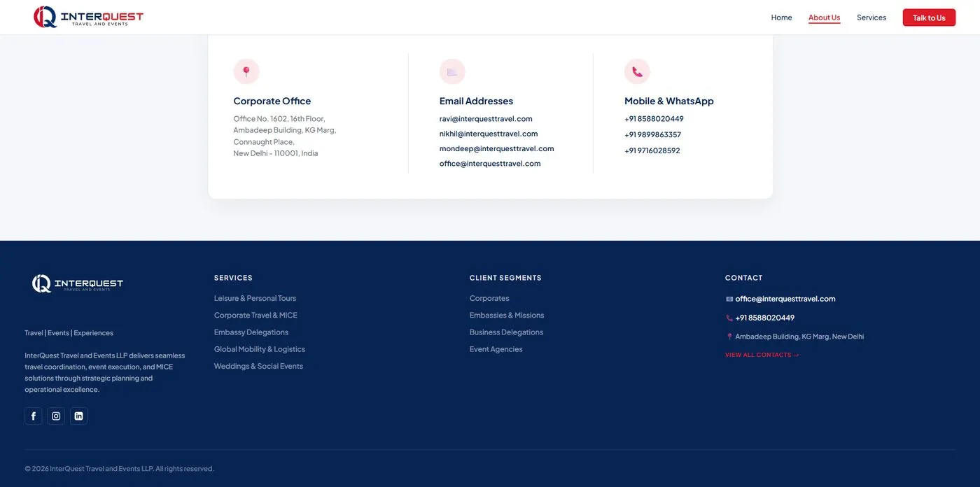 InterQuest Travel media & design work by Red Dot Consultancy, sample 6
